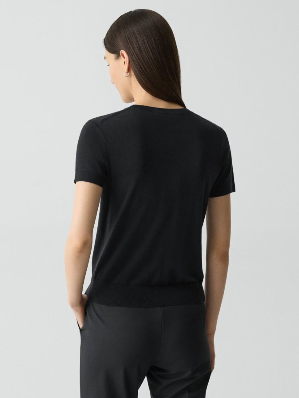 Theory Sweater Tee in Regal Wool - Picture 3 of 7
